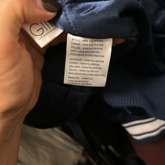 Starter Seattle Seahawks varsity navy snap jacket (size M) - Picture 7 of 7